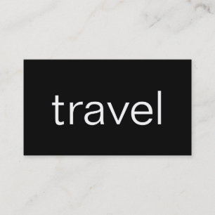 Trendy Niedlich Chic Travel Agent Business Card Visitenkarte