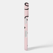 Trendy Niedlich Little Black Bows Pink Case-Mate iPhone Hülle (Rückseite / Rechts)