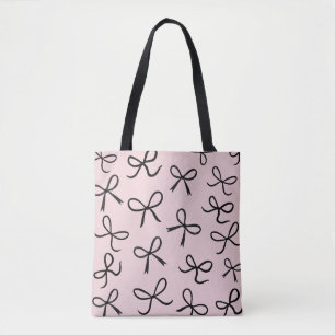Trendy Niedlich Little Black Bows Pink Tasche