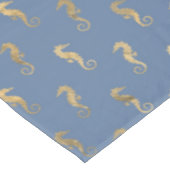 Trendy Niedlich unter dem Seepferd Ozean Geburtsta Tischdecke (Schrägansicht)