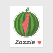 Trendy Niedlich Watermelon Palestine Map Artwork Aufkleber (Blatt)