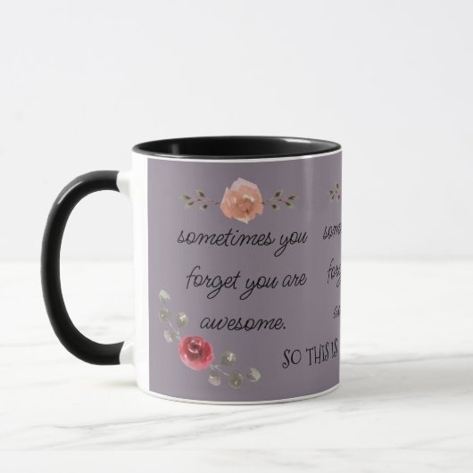 Trendy & Niedliche Blumen Sie sind Phantastischer Tasse (Links)