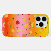 Trendy Niedliche Gefärbte Krawatte Yellow Orange F Case-Mate iPhone Hülle (Rückseite (Horizontal))