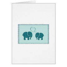 Trendy niedliche romantische Elefanten in der Lieb