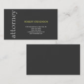 Trendy Niedliche Schlichte Anwältin auf Law Busine Visitenkarte (Vorne/Hinten)