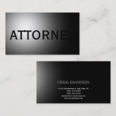 Trendy Niedliche Schlichte Rechtsanwältin mit Visi Visitenkarte (Vorne/Hinten)