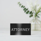 Trendy Niedliche Schlichte Rechtsanwältin mit Visi Visitenkarte (Stehend Vorderseite)