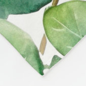 Trendy Niedlicher Faultier in einem Baum Fleecedecke (Ecke)