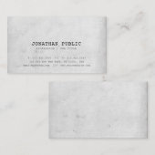 Trendy nostalgischer visitenkarte (Vorne/Hinten)