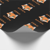 Trendy null Fox gegebener Phrase Emoji Cartoon Geschenkpapier (Ecke)