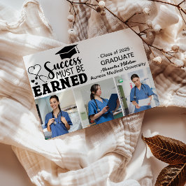 Trendy Nursing School Graduate 3 Fotos Ankündigung