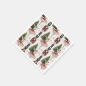 Trendy Nutcracker and Ballerina ballet dancer Serviette (Ecke)