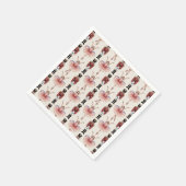 Trendy Nutcracker and Ballerina ballet dancer Serviette (Ecke)