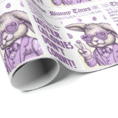 Trendy Oaster Bunny Gift Wrap, Custom Newspaper Geschenkpapier (Rolleneckpunkt)