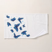 trendy of blue & bunt Butterflies Badhandtuch Set (Handtuch)