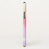 Trendy Ombré Gefärbte Krawatte in Rosa und Koralle Case-Mate iPhone Hülle (Hinten/Rechts)