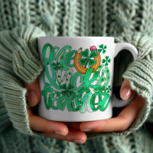 Trendy "One Lucky Teacher" Tasse