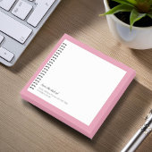 Trendy Onkologe Imitats Spiralpapier Monogram Note Post-it Klebezettel