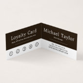 Trendy Open Book, Book Store Detaillierte Loyalitä Visitenkarten (Innenseite)