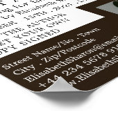 Trendy Open Book, Writers Book Signing Advertising Poster (Ecke)