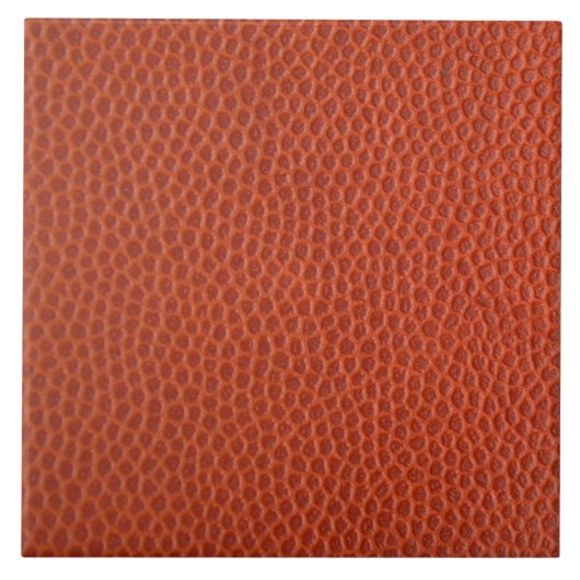 Trendy Orange Leather Keramik Tile Fliese (Vorderseite)