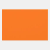 Trendy Orange, Pale Orange & Black Complementary Geschenkpapier Set (Vorderseite 2)