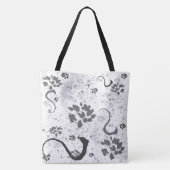 Trendy Paint Mit Monogramm Tote Bag Tasche (Rückseite)