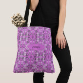 Trendy Paint Mit Monogramm Tote Bag Tasche (Von Nahem)