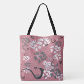 Trendy Paint Mit Monogramm Tote Bag Tasche (Rückseite)