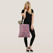 Trendy Paint Mit Monogramm Tote Bag Tasche (Am Model)