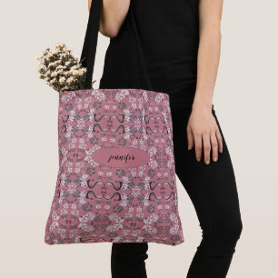 Trendy Paint Mit Monogramm Tote Bag Tasche