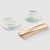 Trendy Pale Green mit goldenen Details Fächer (Non-assembled)