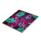 Trendy Palm Blätter Keramik Tile Fliese (Seite)