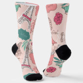 Trendy Paris Eifell Tower Tours Socks Socken (Gewinkelt)