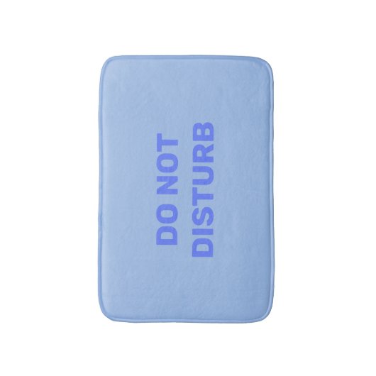 Trendy Pastel Blue Bath Mat nicht stören Badematte (Vorderseite Vertikal)