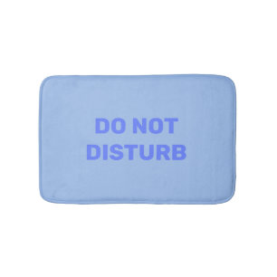 Trendy Pastel Blue Bath Mat nicht stören Badematte