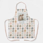 Trendy Pastel Easter Photo Apron | Personalized Schürze (Vorderseite)