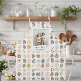 Trendy Pastel Easter Photo Apron | Personalized Schürze