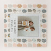 Trendy Pastel Easter Photo Puzzle | Personalized (Horizontal)