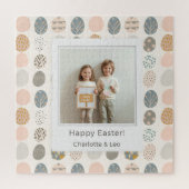 Trendy Pastel Easter Photo Puzzle | Personalized (Vertikal)
