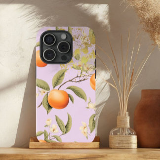 Trendy Pastel Mauve, Apricot Frucht und Chic Gold Case-Mate iPhone Hülle