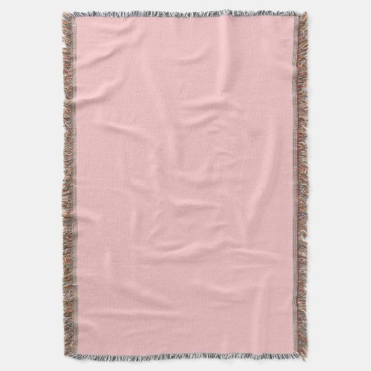 Trendy Pastel Rose Solid Color Decke (Vorderseite Vertikal)