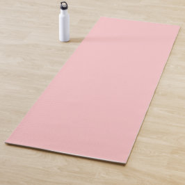 Trendy Pastel Rose Solid Color Yogamatte