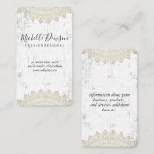 Trendy Patter erschüttert Visitenkarte (Vorne/Hinten)