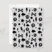 Trendy Pattern Postkarte (Vorne/Hinten)