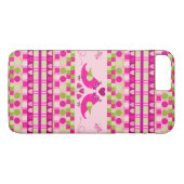 Trendy Patterns und Love Birds Case-Mate iPhone Hülle (Rückseite (Horizontal))