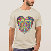 Trendy Peace Liebe Change T-Shirt (Vorderseite)