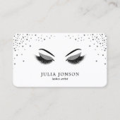 Trendy Peitschen mit silbernem Visitenkarte (Vorderseite)