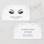 Trendy Peitschen mit silbernem Visitenkarte (Vorne/Hinten)