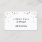 Trendy Peitschen mit silbernem Visitenkarte (Rückseite)